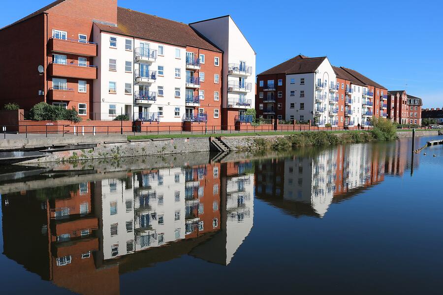 Summer Photograph - Bridgwater Canal Reflections - 2 by Michaela Perryman
