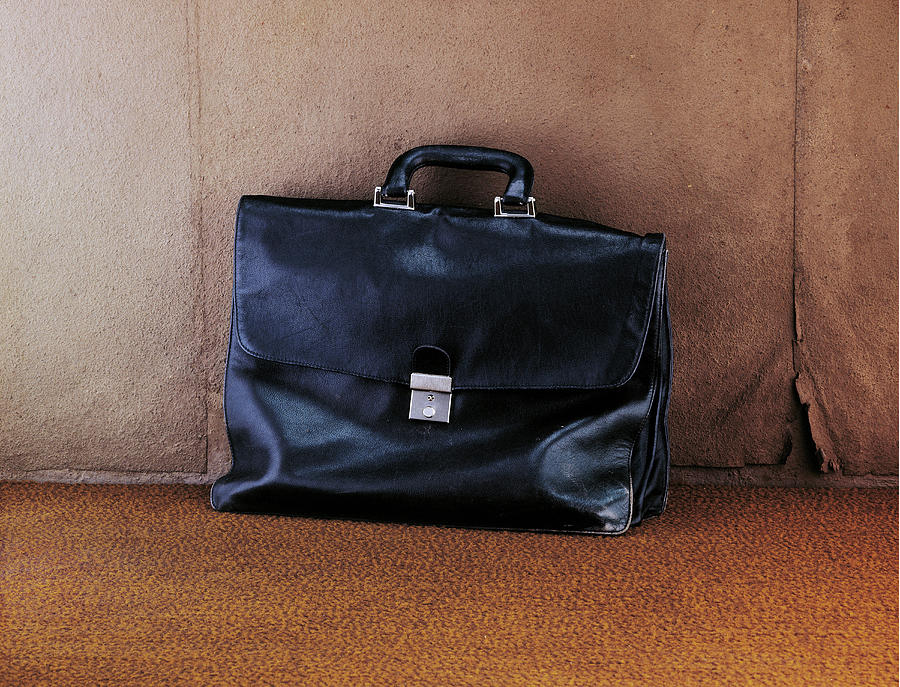 Briefcase Against A Wall, Business, Work Photograph by R. Striegl