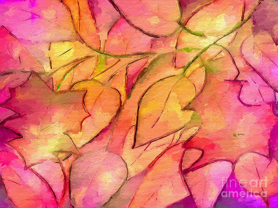 Bright Autumn Morning Abstract Digital Art by Lauries Intuitive