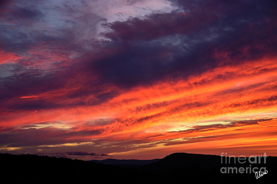 Bright Colorful Sunset Photograph by Alana Ranney