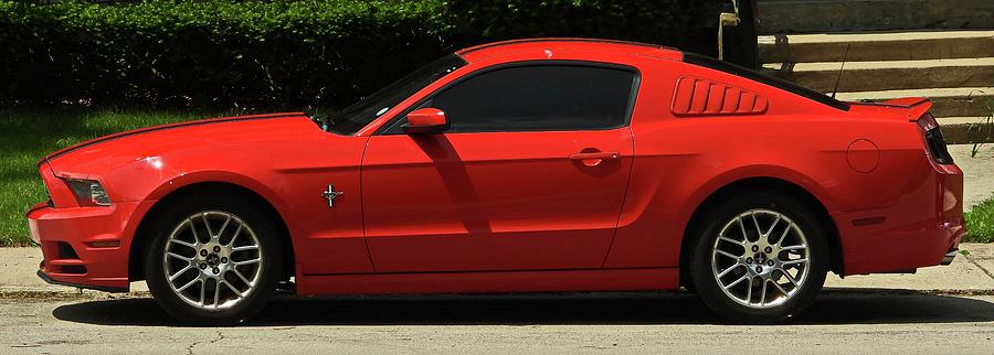 Bright Red Mustang by Robert Worth Bright Red Mustang by Robert Worth