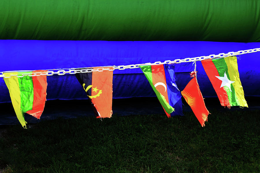 Brightly Colored Flags by Nareeta Martin Brightly Colored Flags by Nareeta Martin
