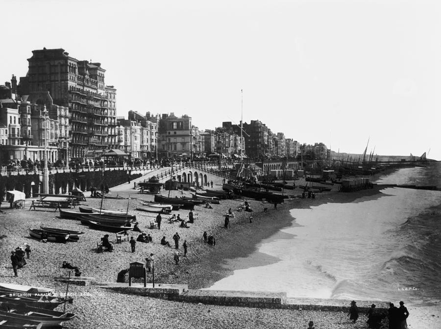 Brighton Beach Photograph by London Stereoscopic Company