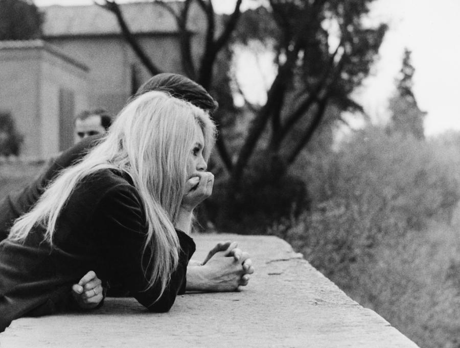 Brigitte Bardot And Gunther Sachs Photograph by Keystone-france