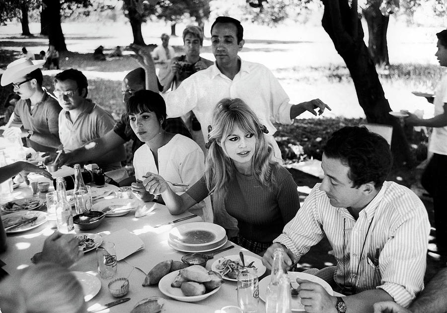 Brigitte Bardot and Louis Malle Photograph by Ralph Crane