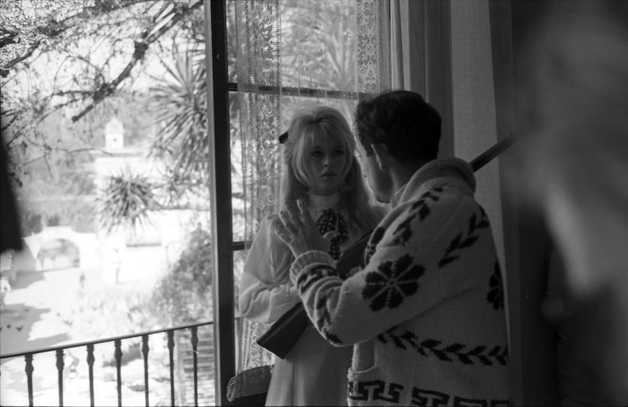 Brigitte Bardot Listening To Louis Photograph By Don Ornitz Fine Art America 