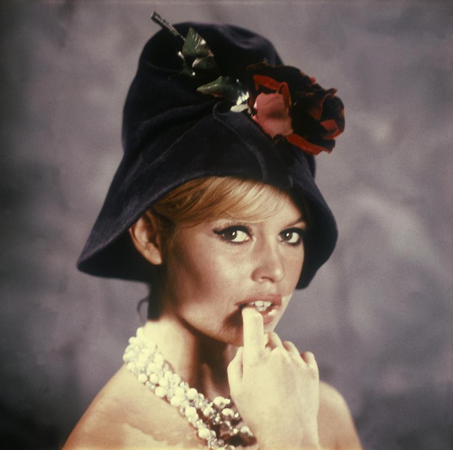 Brigitte Bardot With A Cloche Hat In Photograph by Keystone-france