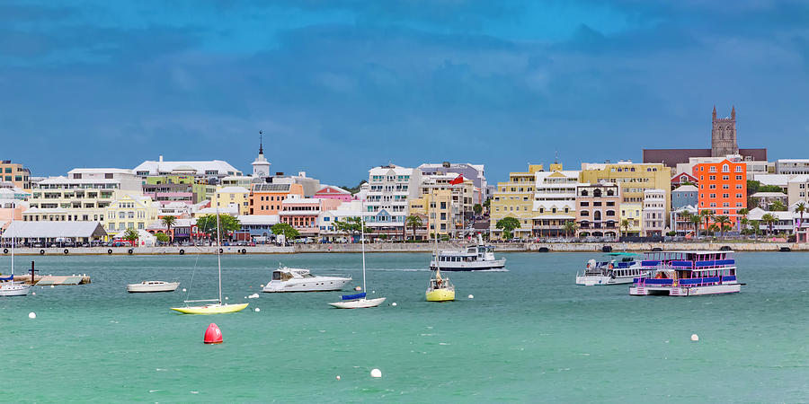 Brilliant Bermuda  Cityscape Photograph