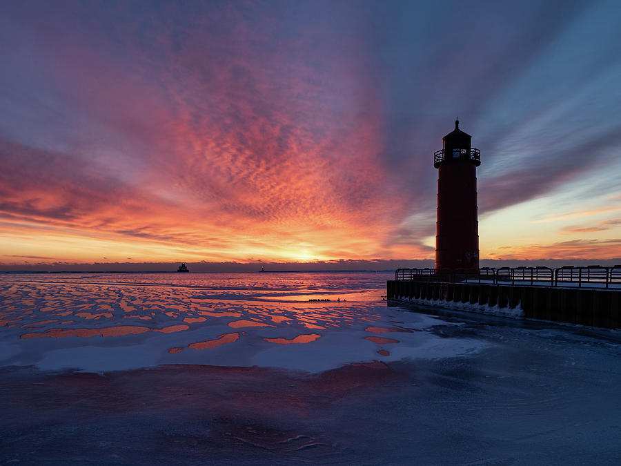 Brilliant Winter Sunrise Photograph by Kristine Hinrichs