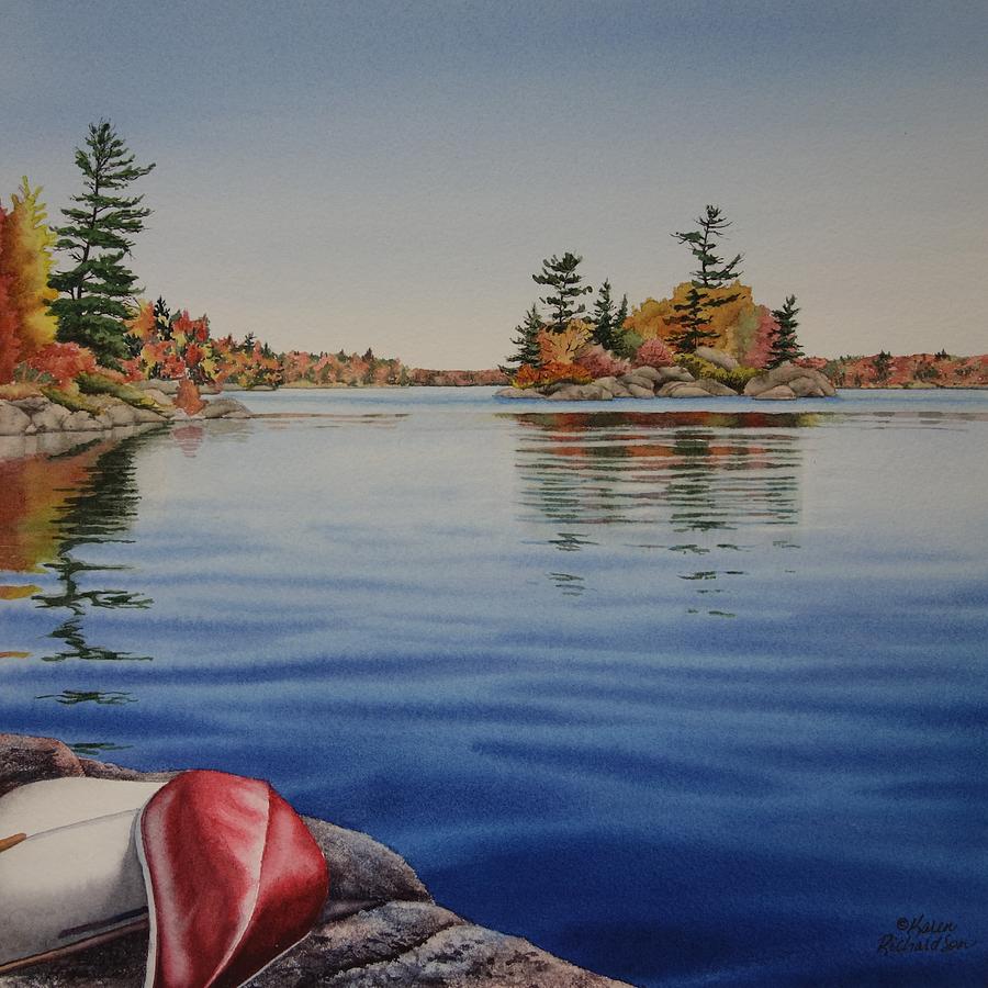 Bring a Paddle Painting by Karen Richardson