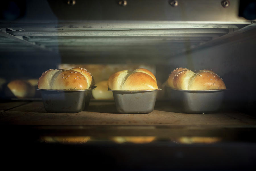 Brioche Baking In The Oven Photograph by Nitin Kapoor