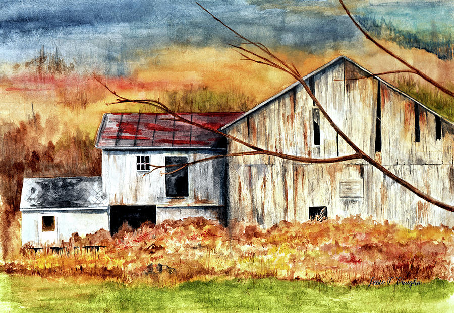 Bris Barn Painting by Jessie Vaughn
