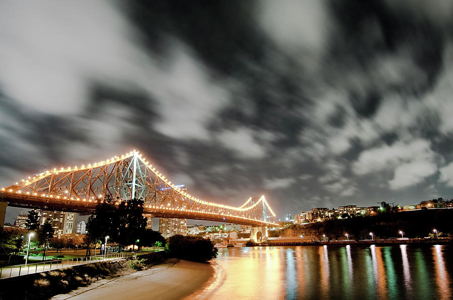 Brisbanes Story Bridge Photograph by Georgeclerk