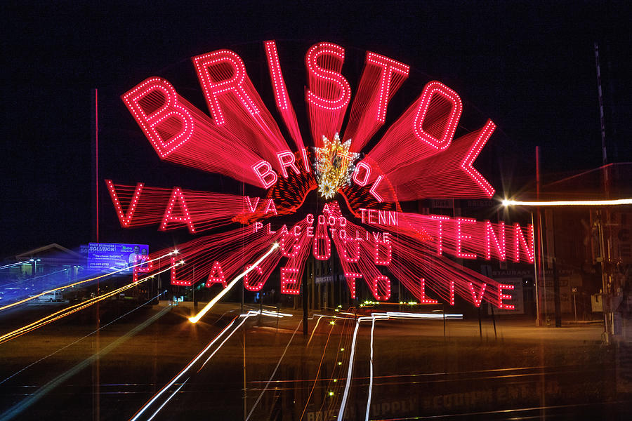 Bristol Sign In Pink 2 Photograph