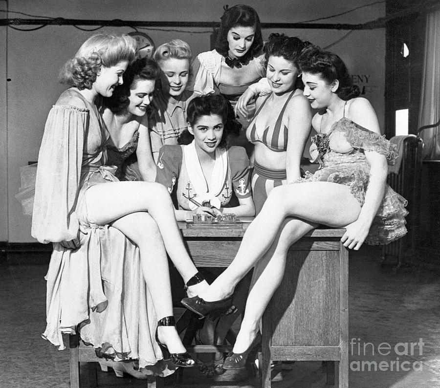 Britains Television Beauties Photograph by Bettmann Britains Television Beauties Photograph by Bettmann