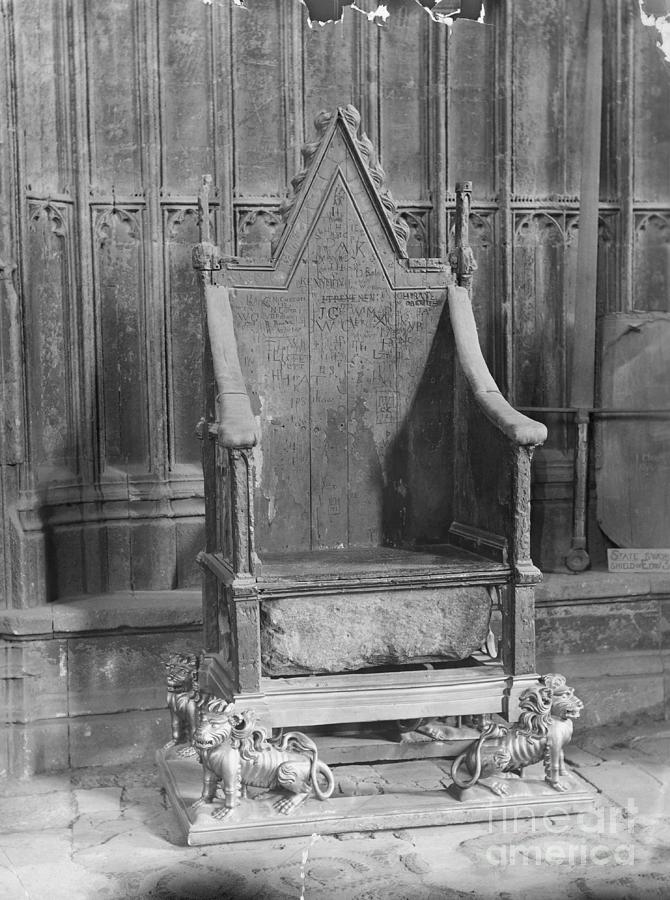 British Coronation Throne Photograph by Bettmann