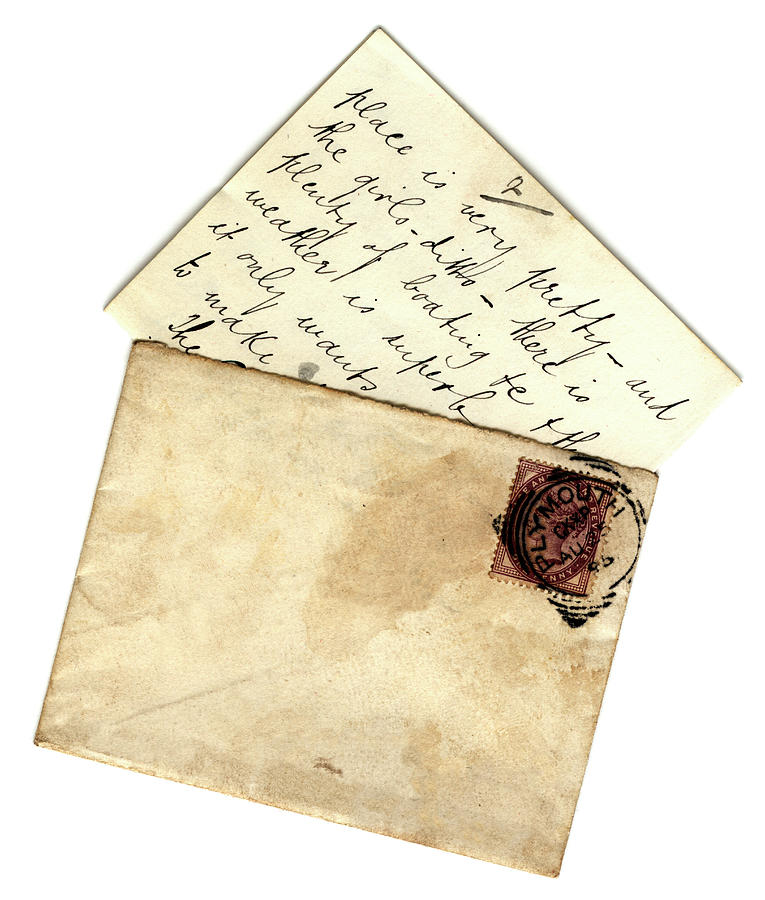 British Letter And Envelope Photograph by Whitemay