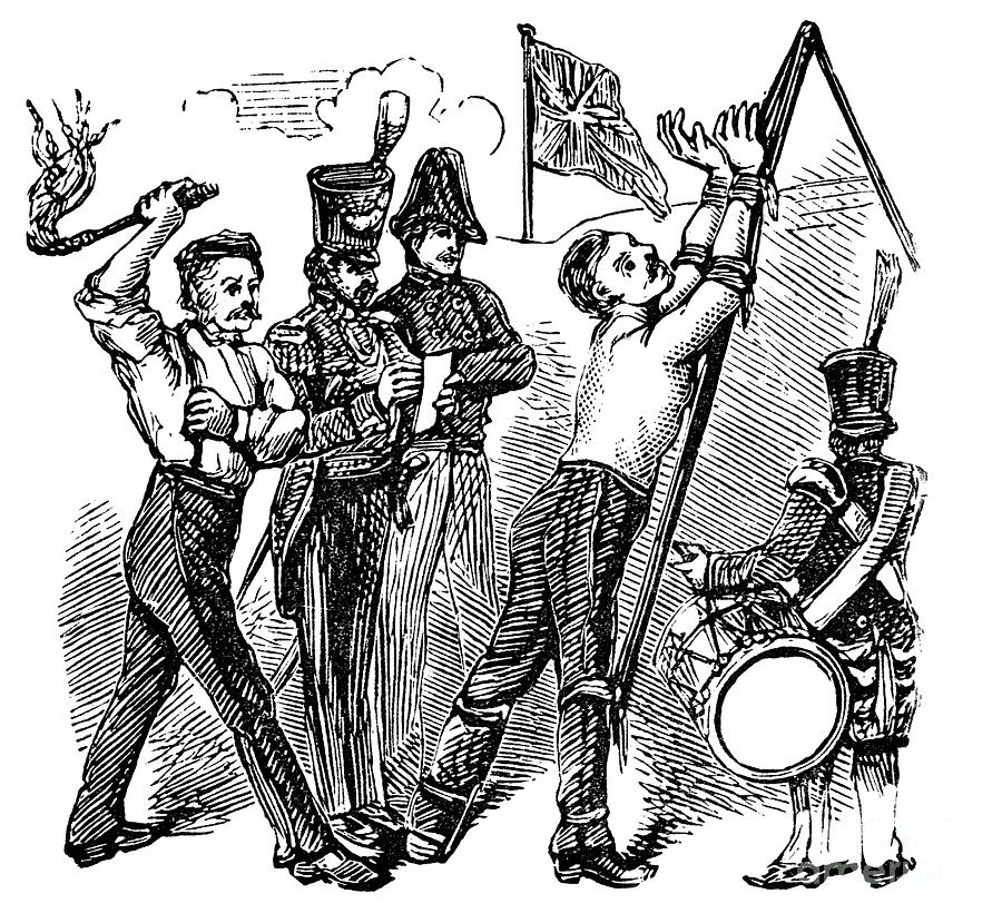 British Military Discipline, 19th Drawing by Print Collector