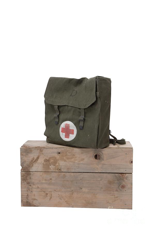 British Military First Aid Bag Photograph by Gregory Davies/science Photo Library
