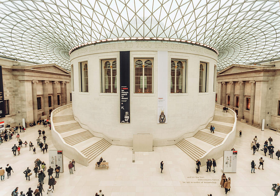 British Museum, London Digital Art by Giuseppe Greco
