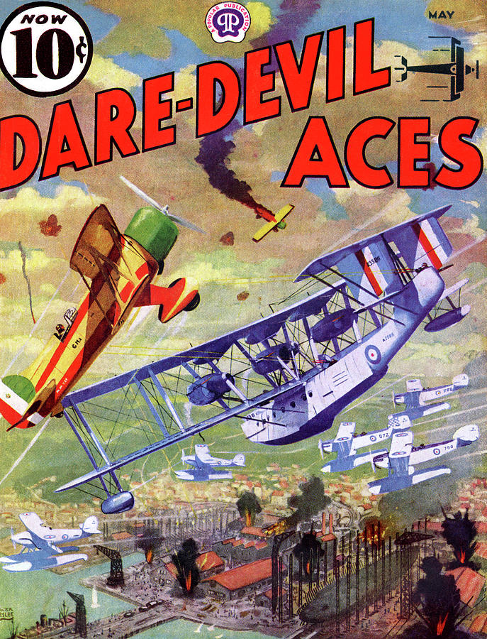 British Seaplane Bombers attack Italian Factories Painting by Frederic Blakesee British Seaplane Bombers attack Italian Factories Painting by Frederic Blakesee
