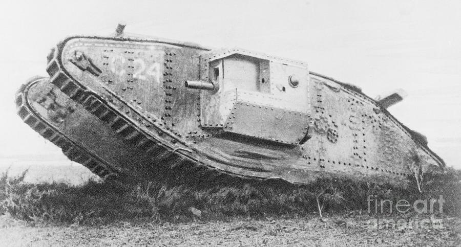 British Tank From First World War Photograph by Bettmann