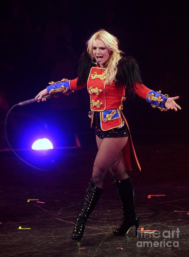 Britney Spears Kicks Off Her Circus Photograph by New York Daily News Archive