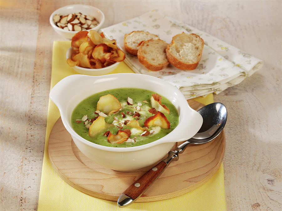 Broccoli And Parsnip Soup Photograph by Photoart / Stockfood Studios