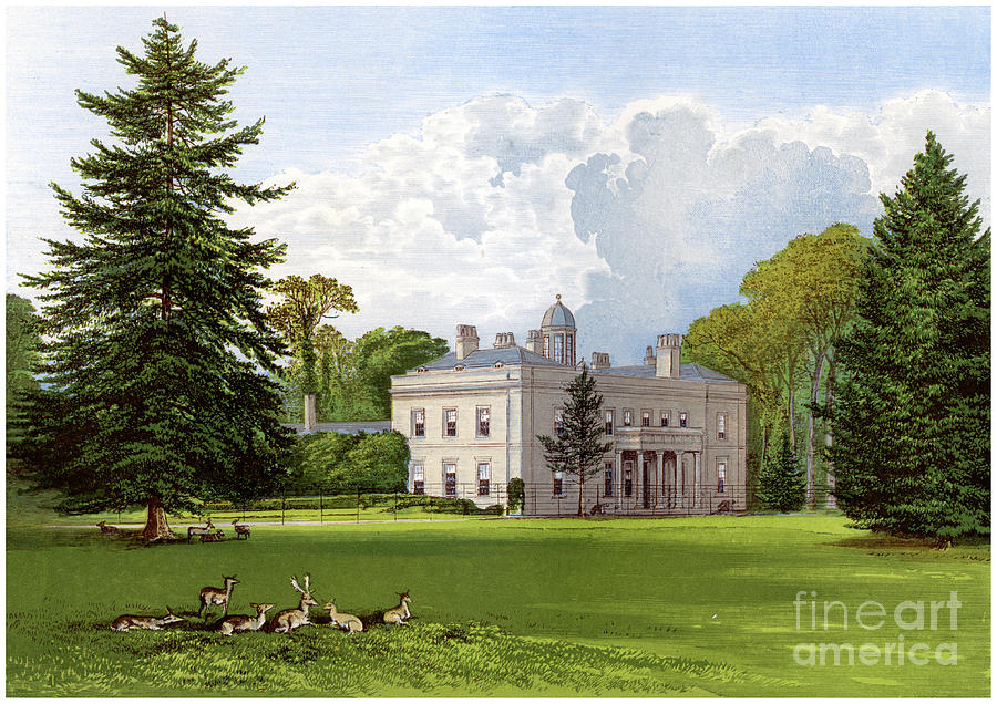 Brockley Hall, Somerset, Home Drawing by Print Collector