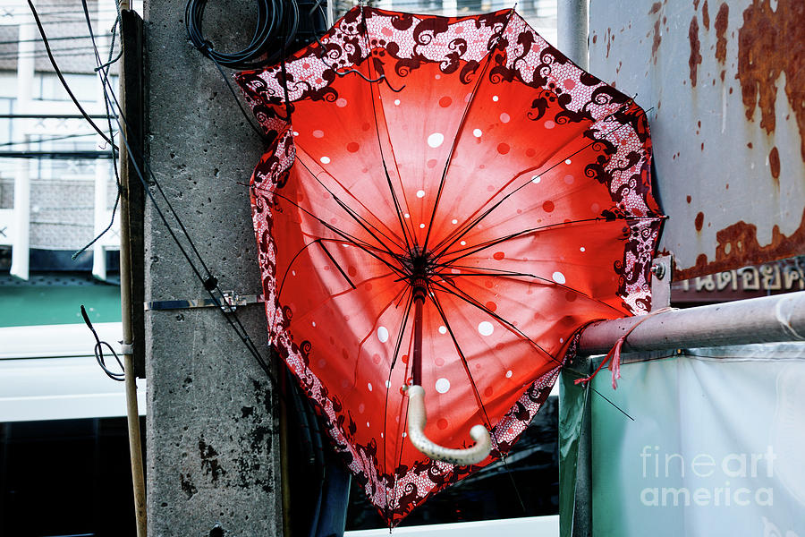 Broken Bangkok Umbrella Photograph by Dean Harte