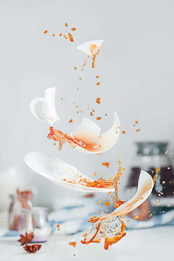 Coffee Photograph - Broken Cup by Dina Belenko