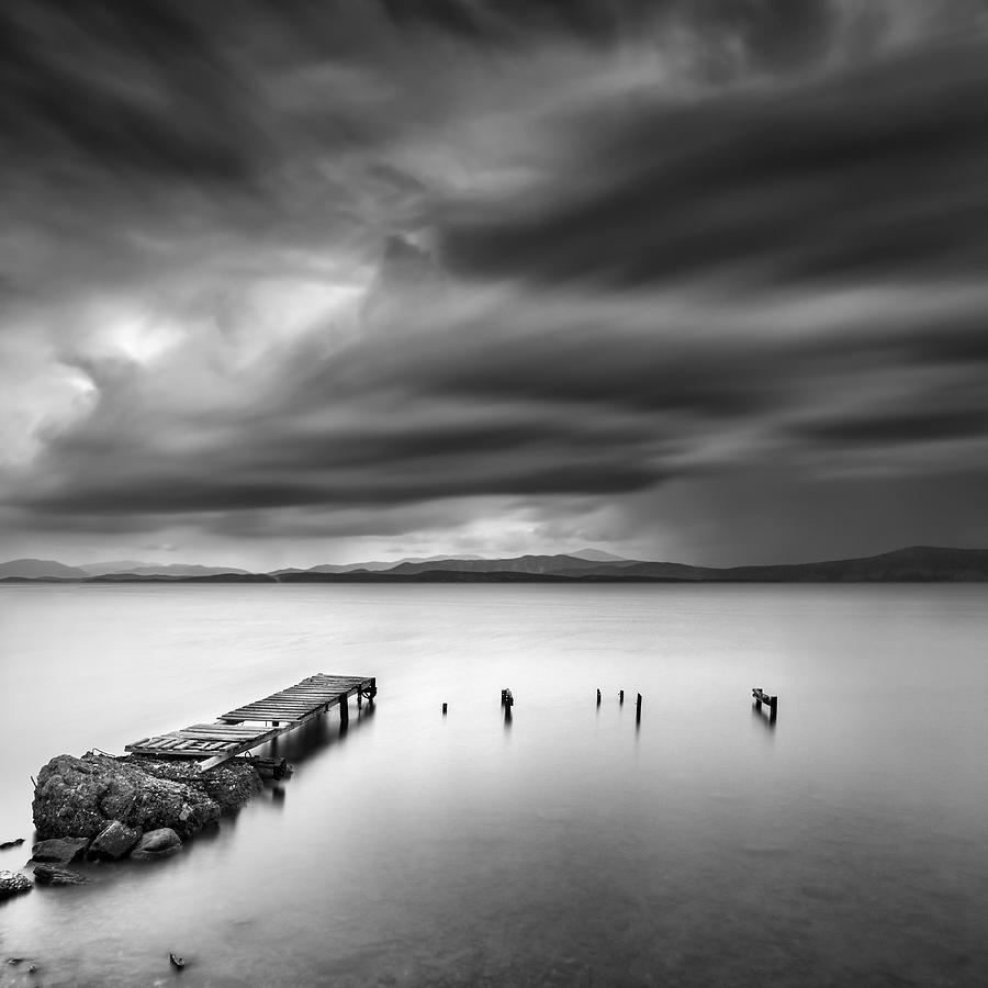 Black And White Photograph - Broken by George Digalakis