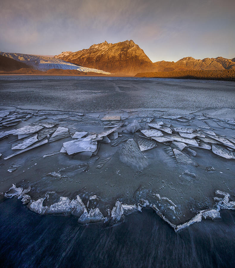 Broken Ice Cover Photograph by Peter Svoboda Mqep