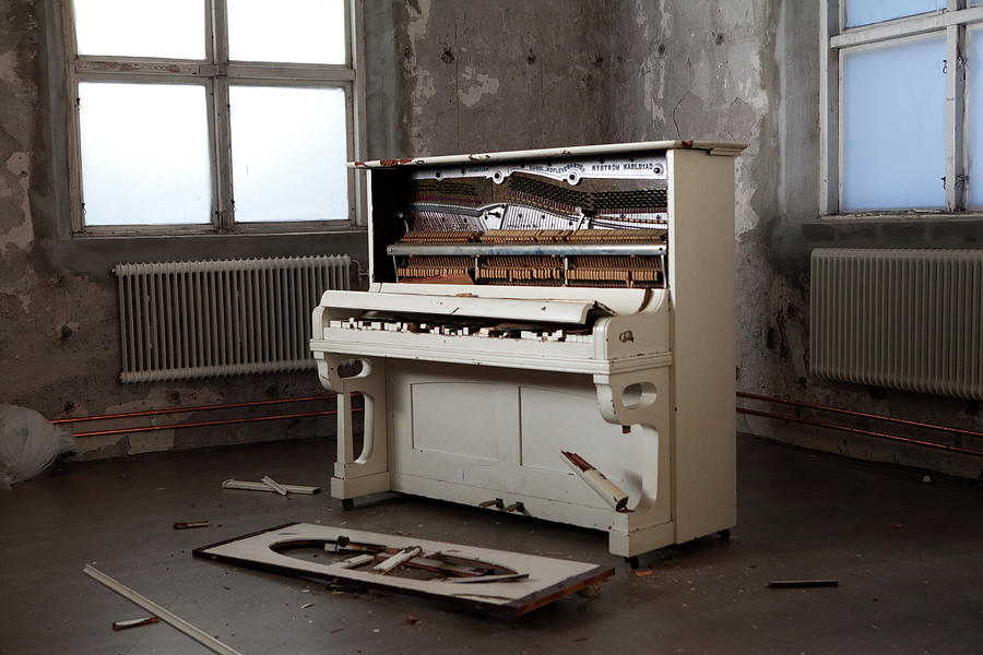 Broken Piano Photograph by Johner Images