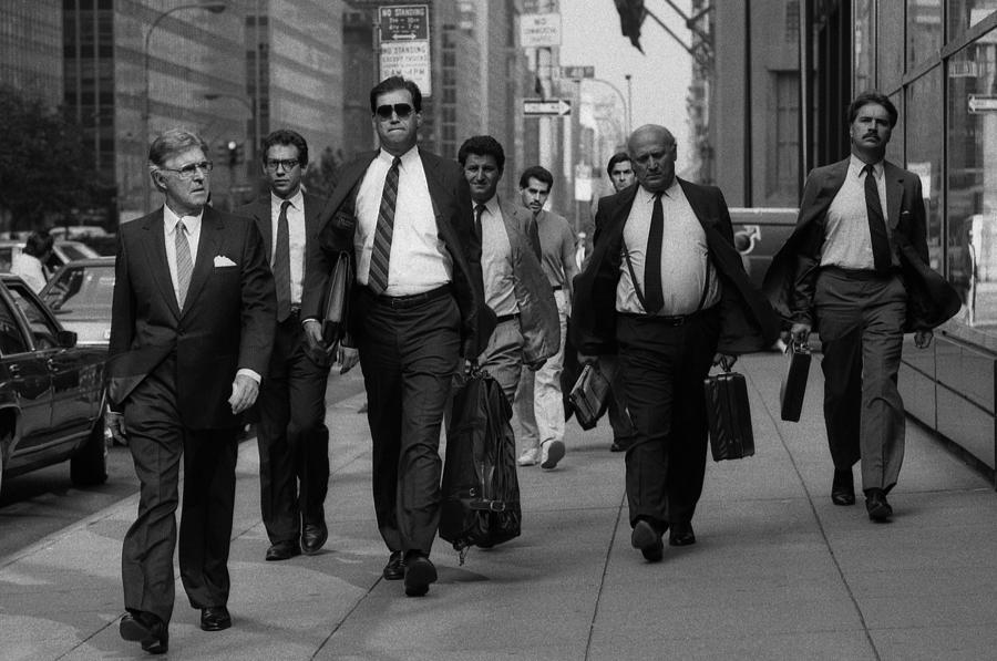 Wallstreet Photograph - Broker Gang (from The Series "manly") by Dieter Matthes