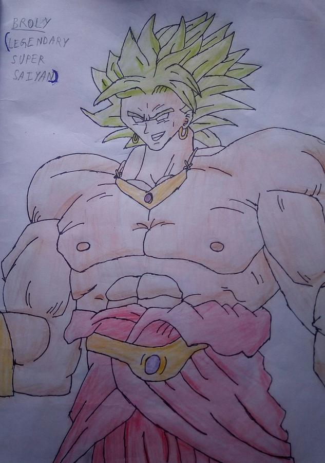 Just a rough sketch of broly : r/dbz