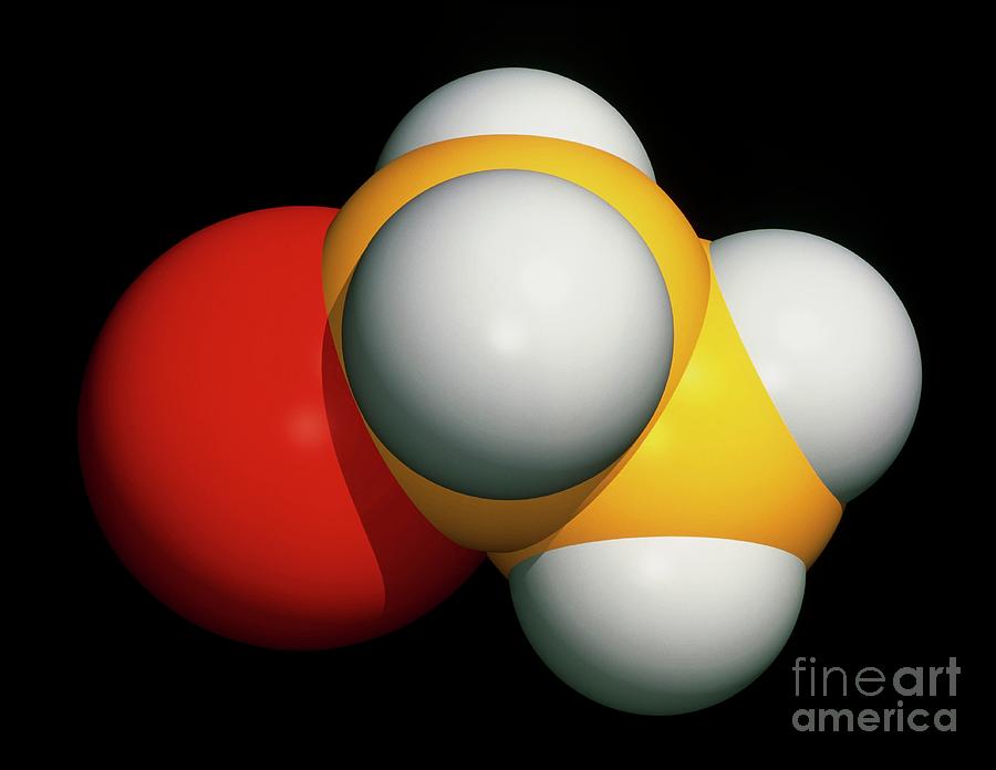 Bromoethane Molecule Photograph by Prof. K.seddon & Dr. T.evans, Queens University Belfast/science Photo Library