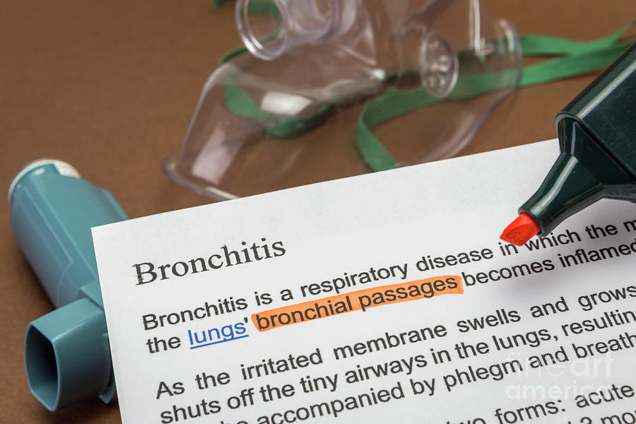 Bronchitis Photograph by Digicomphoto/science Photo Library