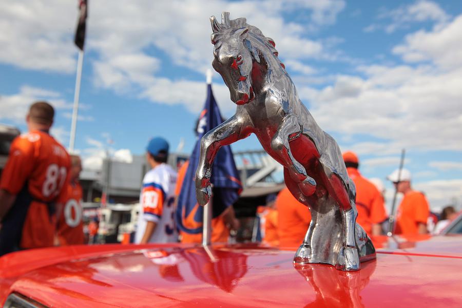 Broncos Hood Ornament by Dangerous Balcony