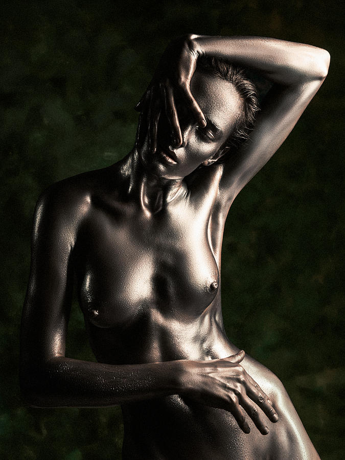 Nude Photograph - Bronze by Aurimas Valevi?ius