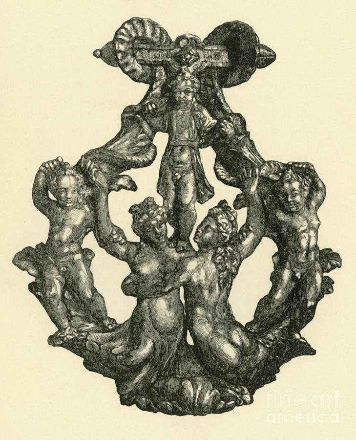 Bronze Knocker Drawing by Print Collector