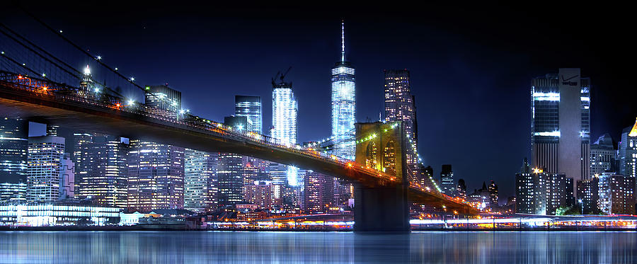 Brooklyn Blue Photograph by Mark Andrew Thomas