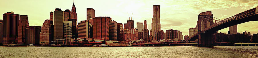 Brooklyn Bridge And New York City Photograph by Vivienne Gucwa
