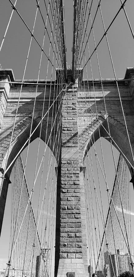Brooklyn Bridge B W 93 Photograph by Rob Hans