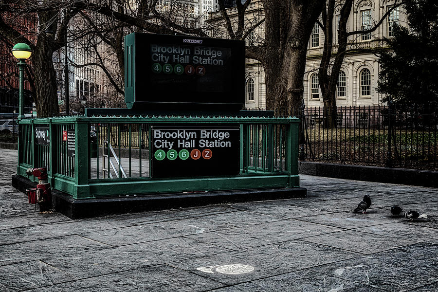 Brooklyn Bridge City Hall Subway Station Photograph by Susan Candelario