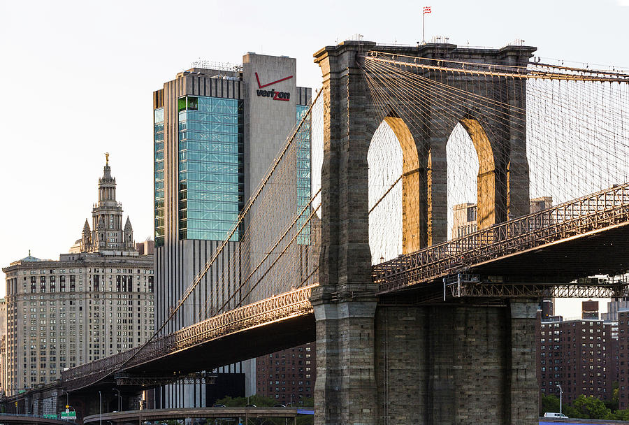 Brooklyn Bridge Photograph by Fran Gallogly