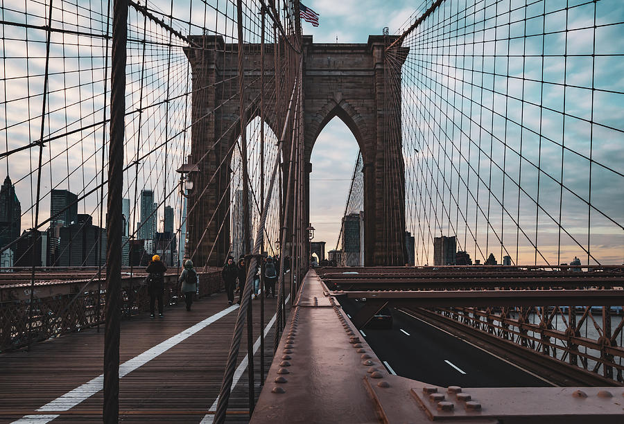 Brooklyn Bridge Photograph by Kevin Plant