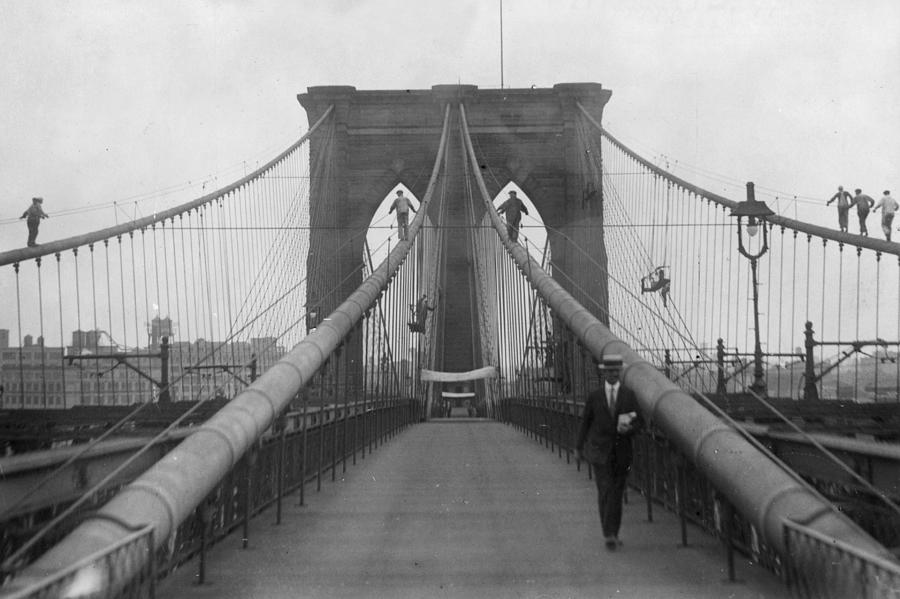 Brooklyn Bridge Photograph by Keystone Brooklyn Bridge Photograph by Keystone