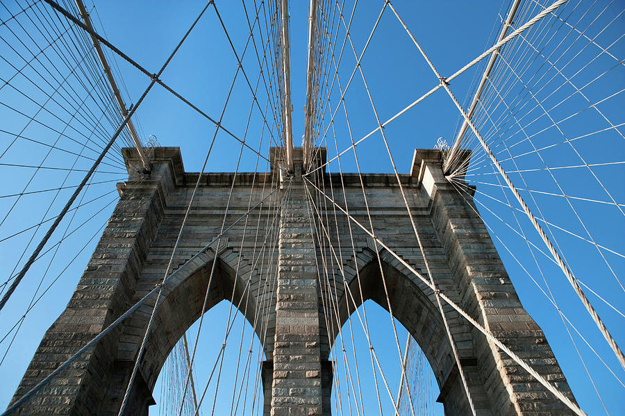 Brooklyn Bridge, Manhattan, New York Photograph by Cultura Exclusive/karen Fox