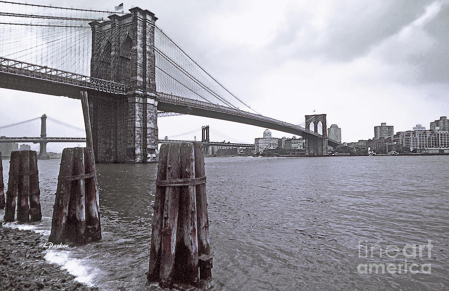Brooklyn Bridge-New York City Photograph by Linda Parker